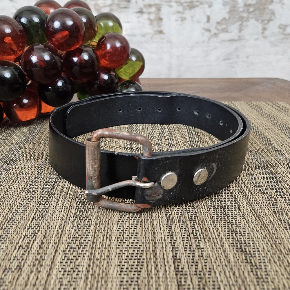 Vintage 1990s Hot Topic Belt Custom DIY Post Apocalyptic 34" Mad Max Wasteland